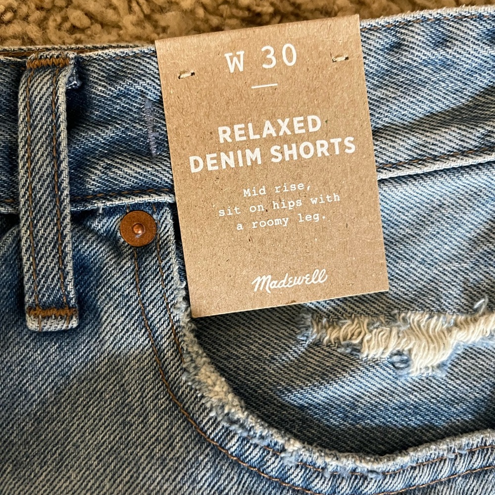 Madewell Relaxed Denim Shorts - Picture 3 of 4